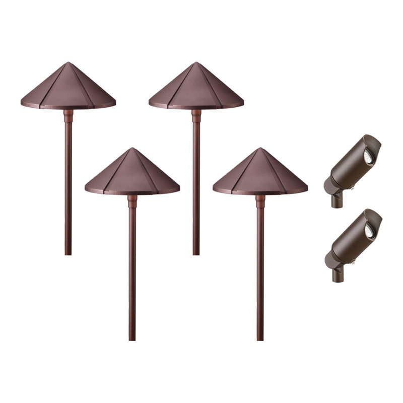 Kichler Architectural Bronze Low Voltage Hardwired Configurable